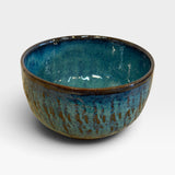 Serving Bowl, SM - Textured Baja Blue 2