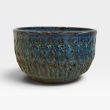 Serving Bowl, SM - Textured Baja Blue 3