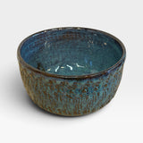 Serving Bowl, SM - Textured Baja Blue 4