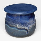 French Butter Crock - blues