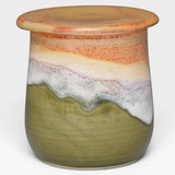 French Butter Crock - mountain sunset