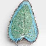 Leaf Dish - green/teal
