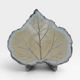Pedestal Leaf Dish - California Surf