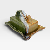 Butter Dish - mountain sunset