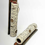 Wall Vase, SM - apsen bark