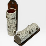 Wall Vase, LG - apsen bark