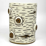 Pillar Vases - aspen bark