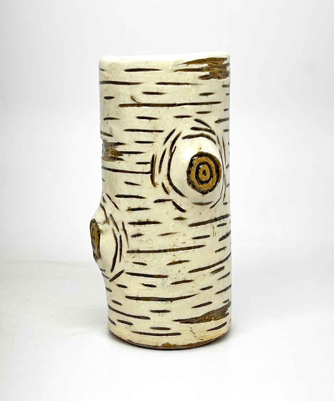 Bud Vases - aspen bark