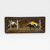 Tray, med - Mountain Scene with Moose