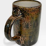Window Mug, LG - Doe, Copper / Black Glaze