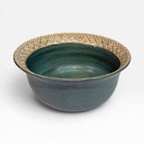 Ramen Bowl, carved - slate and bone