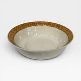 Pasta Bowl, carved - gold