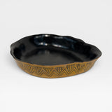Serving Dish, lg - gold